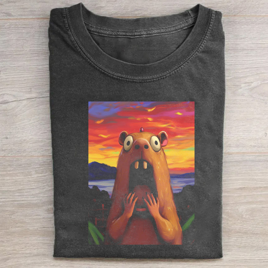 Funny Bear Art Graphic T-Shirt