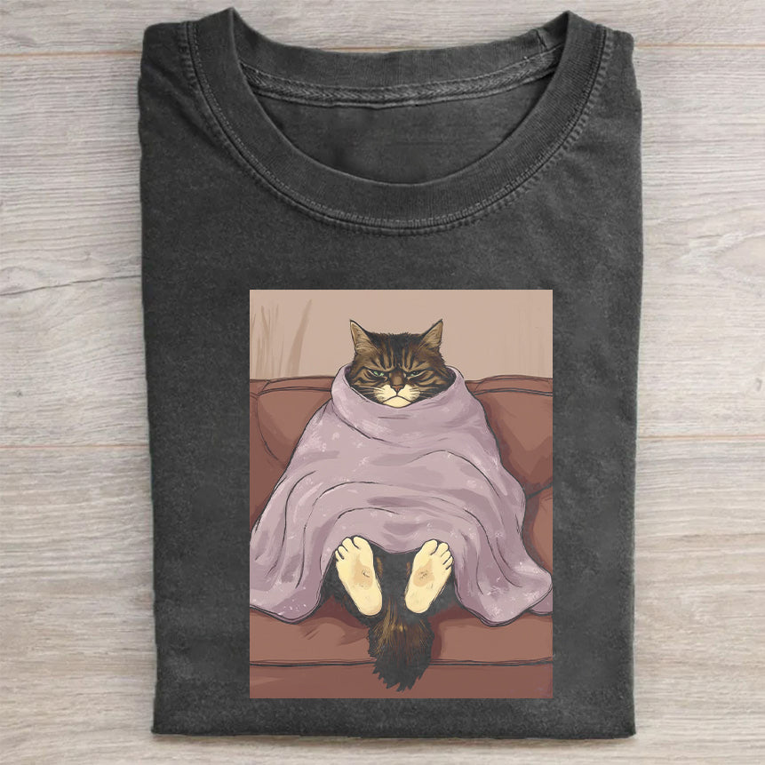 Cute Cat Graphic T-Shirt