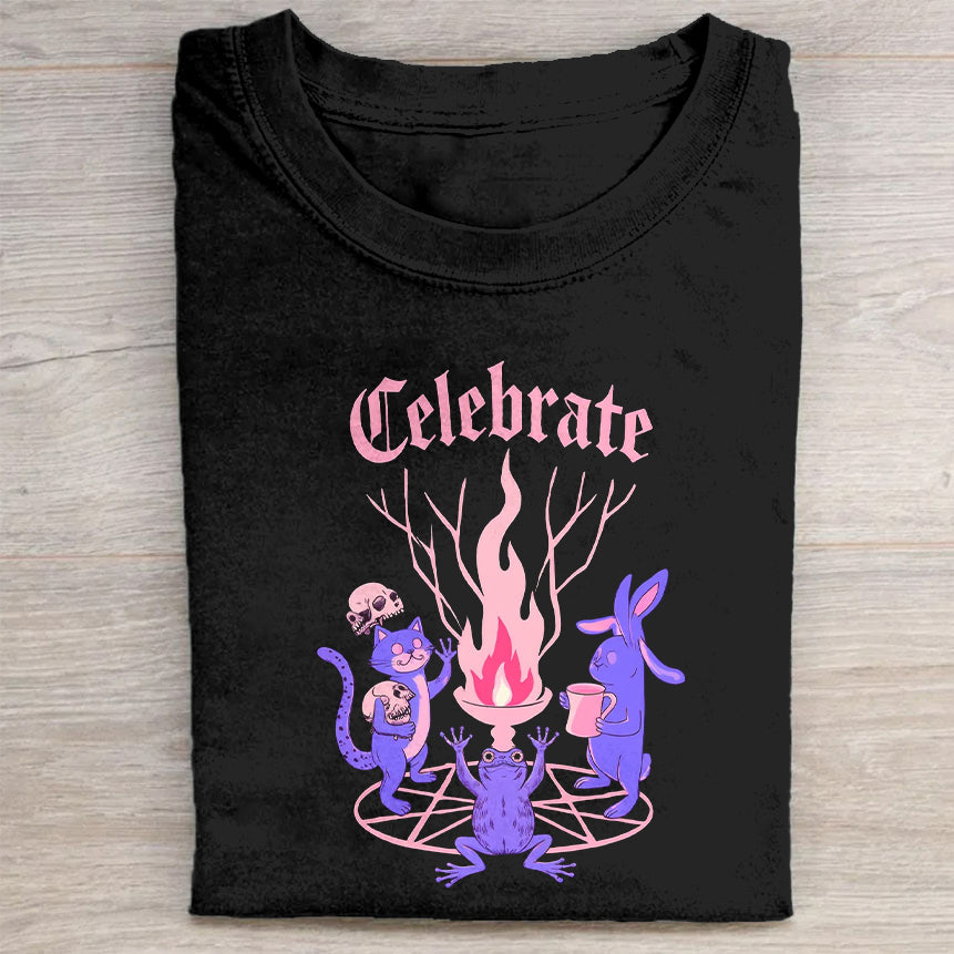 Celebrate Campfire Graphic T-Shirt