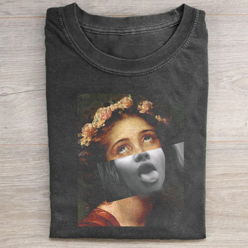 Renaissance Art Print Graphic T-Shirt