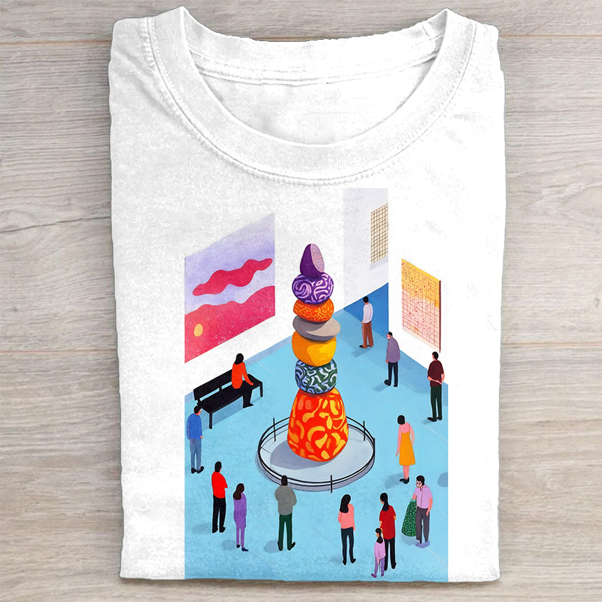 Modern Art Museum Graphic T-Shirt