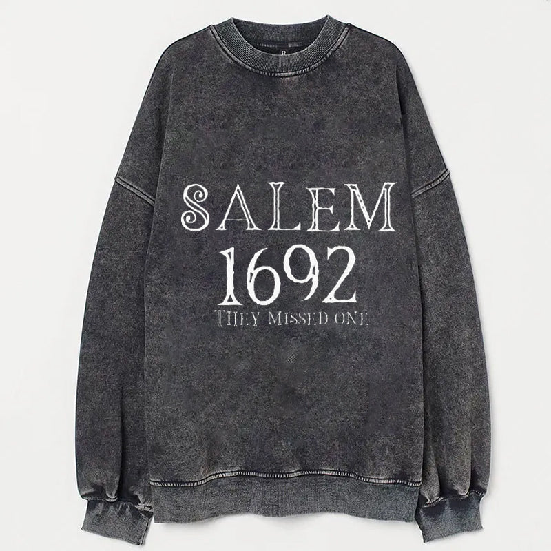 Salem 1692 They Missed One Graphic Print T-Shirt