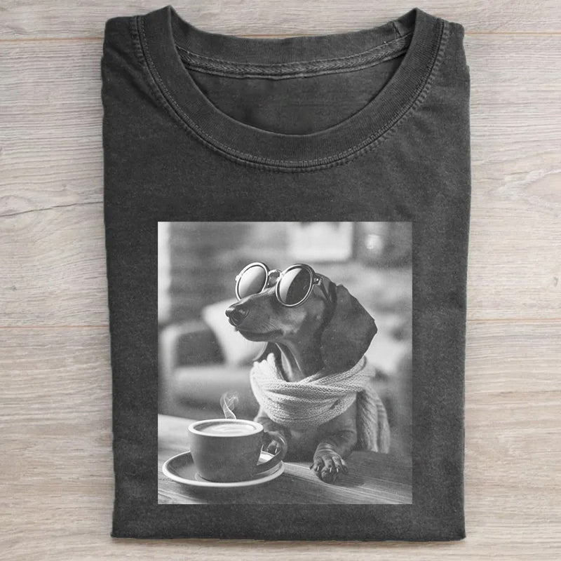 Vintage Funny Dachshund T-shirt