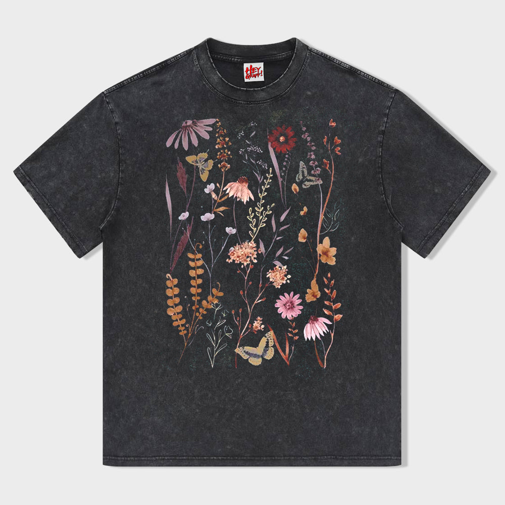 Pressed Flowers T-shirt - heygraff