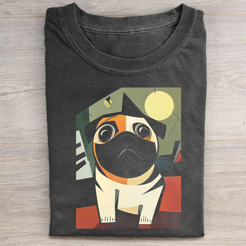 Cute Pug Graphic T-Shirt