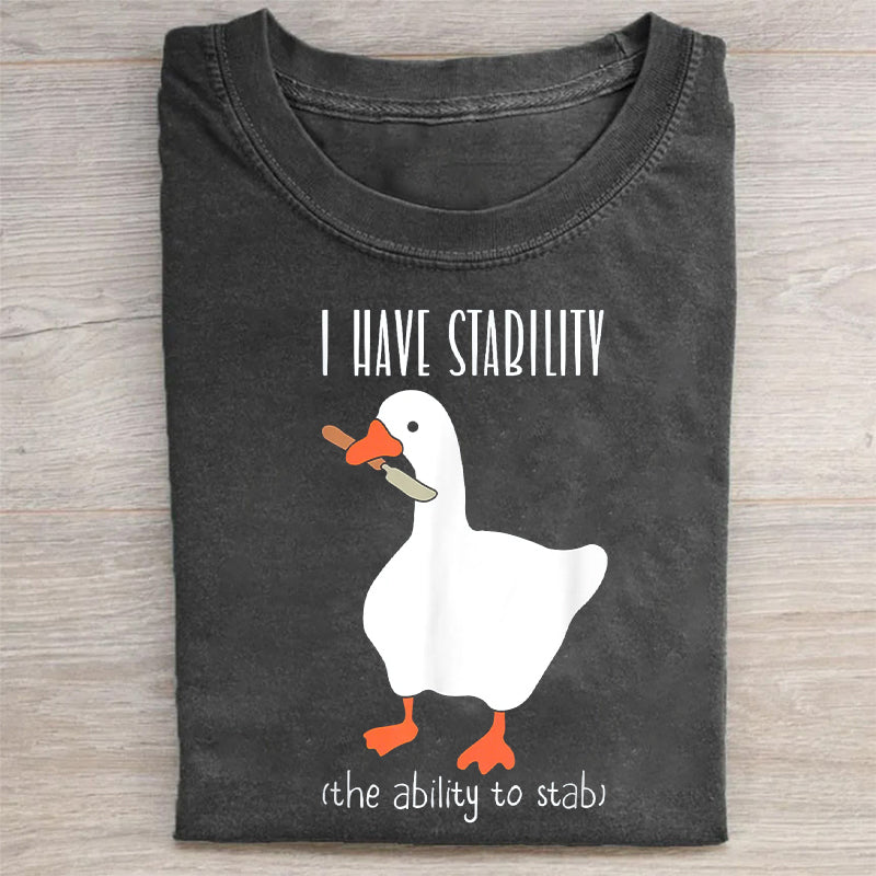 I Have Stability T-Shirt