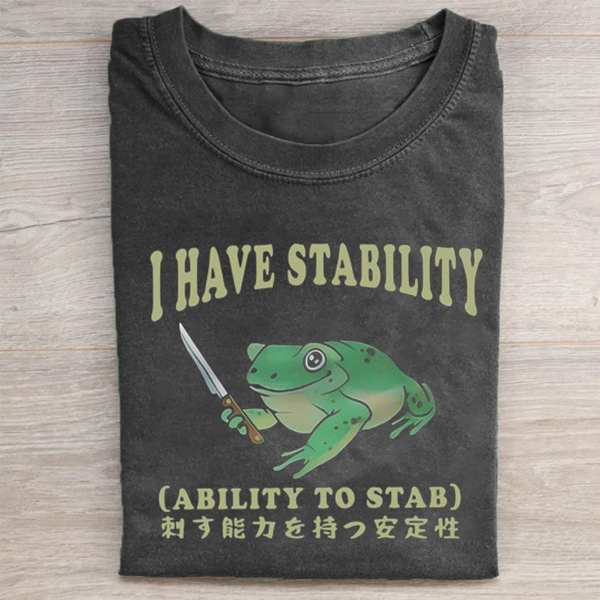 I Have Stability T-Shirt