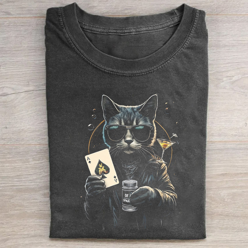 Cool Cat Graphic T-Shirt