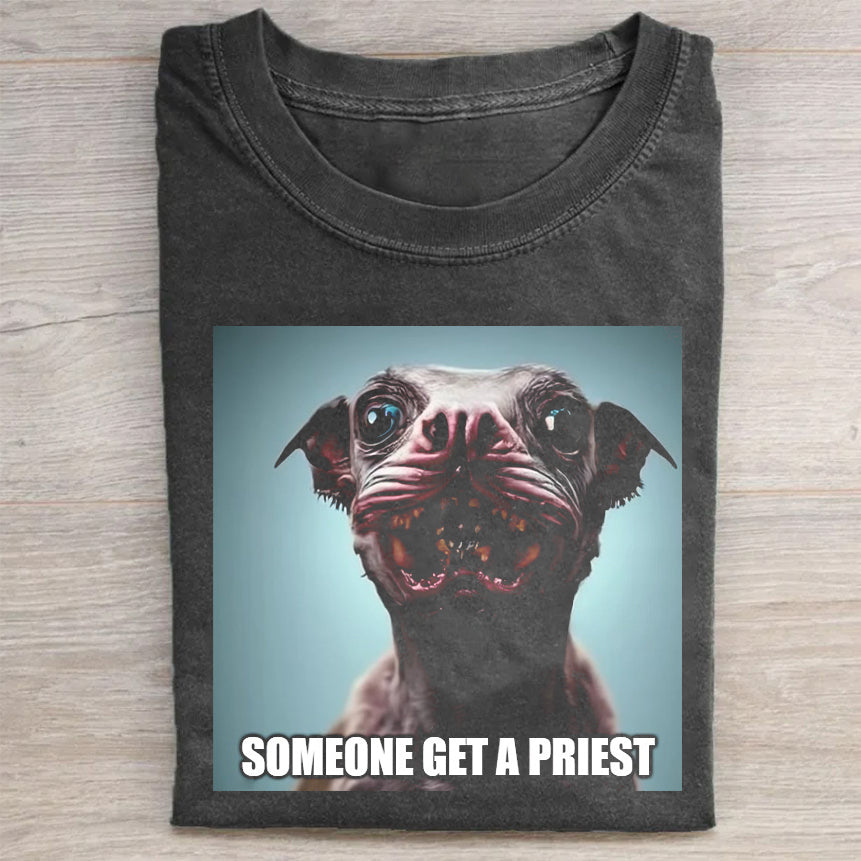 Someone Get A Priest MEME Unisex T-shirt