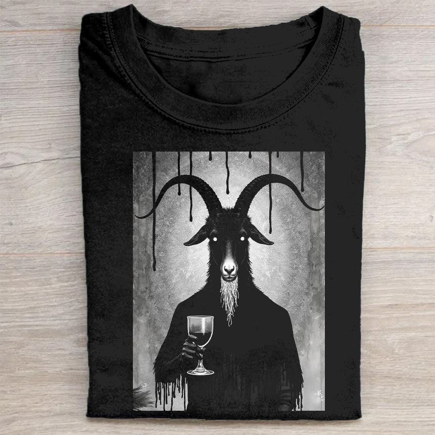 Black Goat Graphic T-Shirt