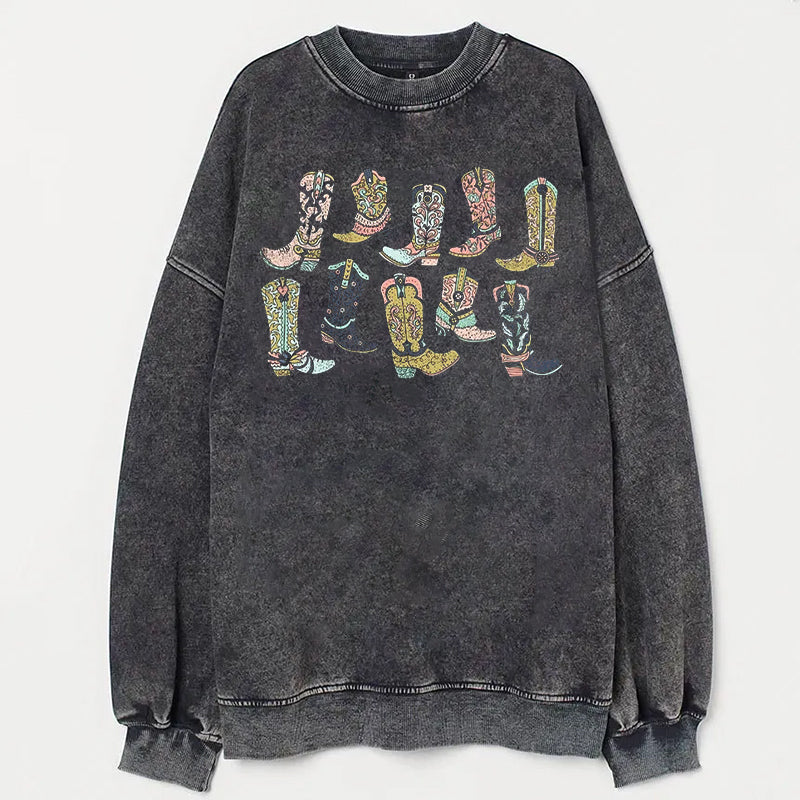 Cowgirl Boots Unisex Sweatshirt - heygraff