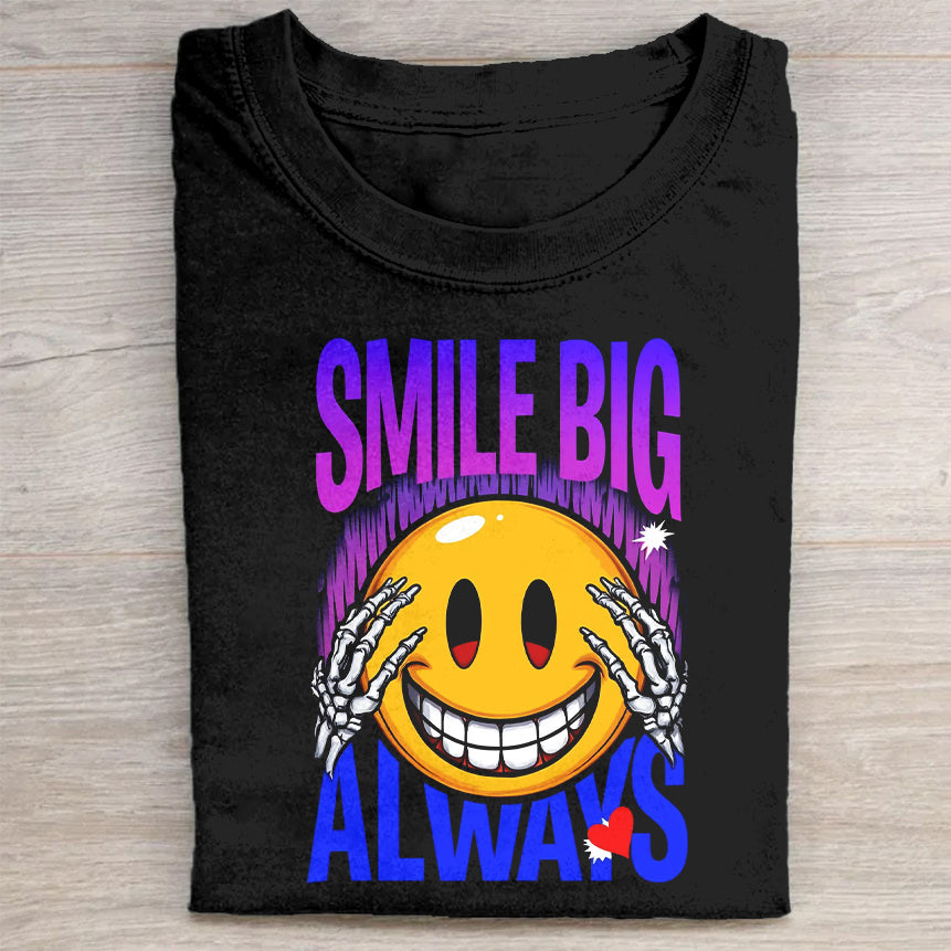 Smile Big Always Graphic T-Shirt