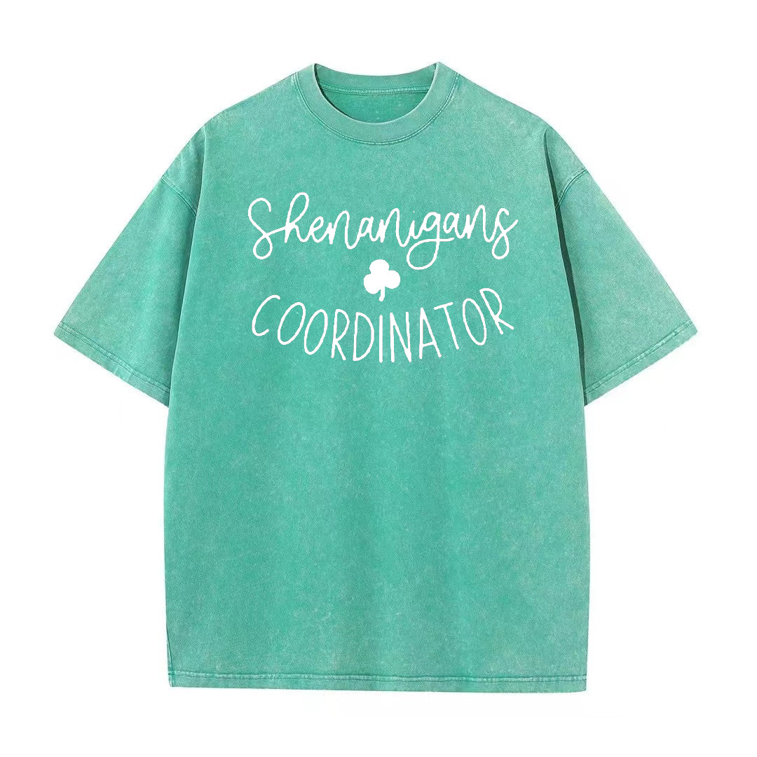 Retro St. Patrick's Day Shenanigans Coordinator Unisex T-Shirt - heygraff