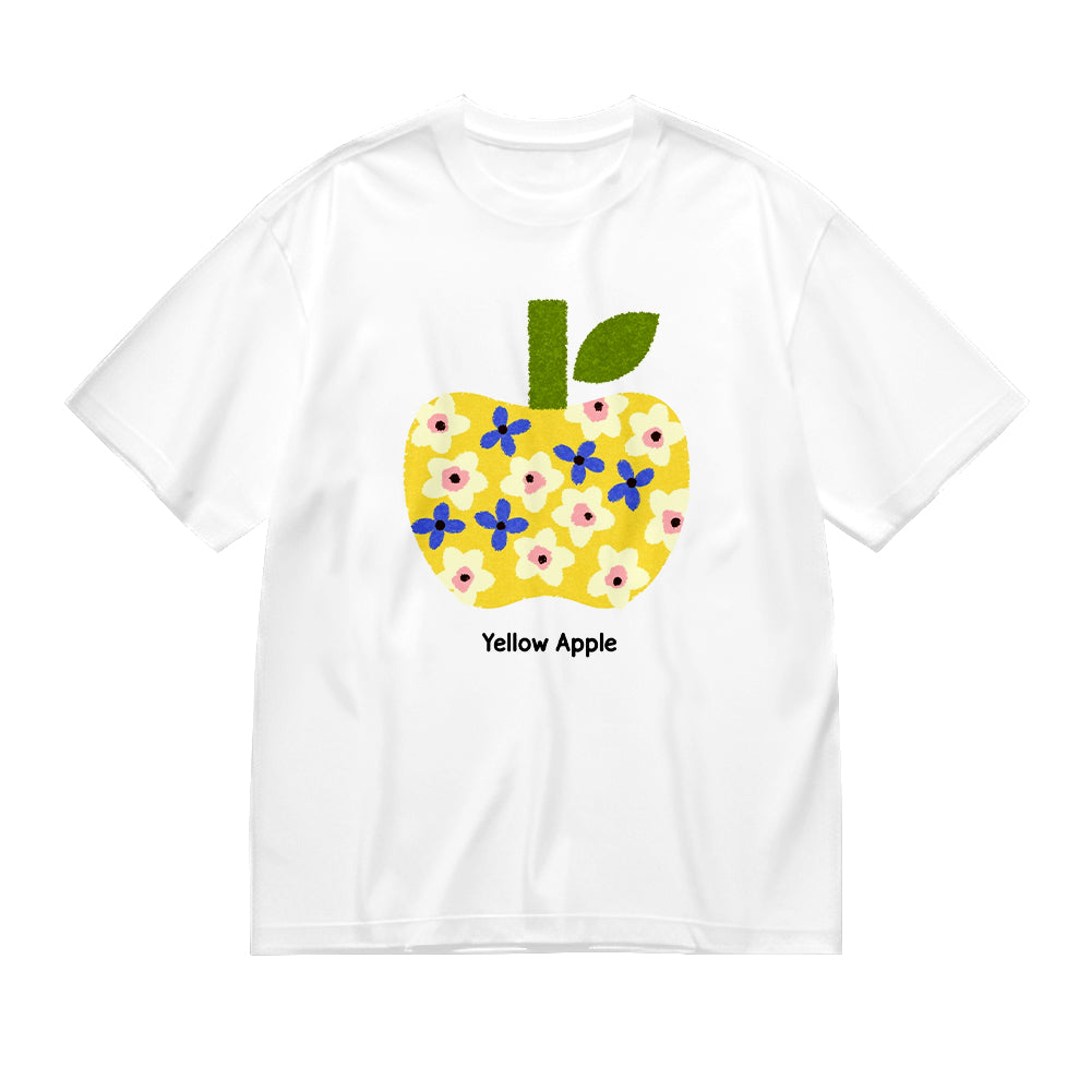 Yellow Apple Graphic T-Shirt