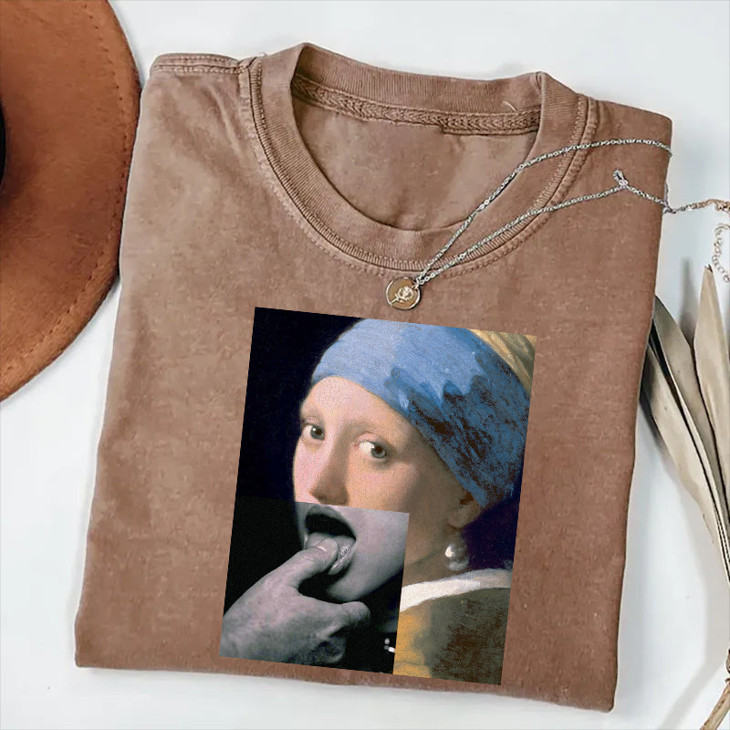 Art Collage Graphic T-Shirt