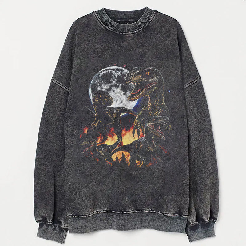 Velociraptor Dinosaur Vintage 90s T-shirt