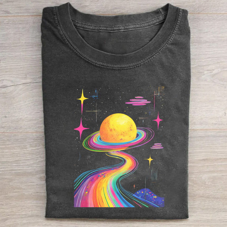 Psychedelic Space Rainbow T-Shirt