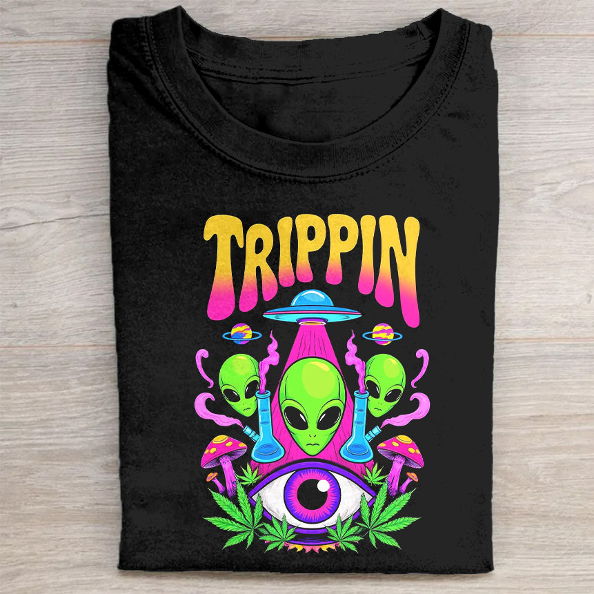 Trippin' Alien Graphic T-Shirt