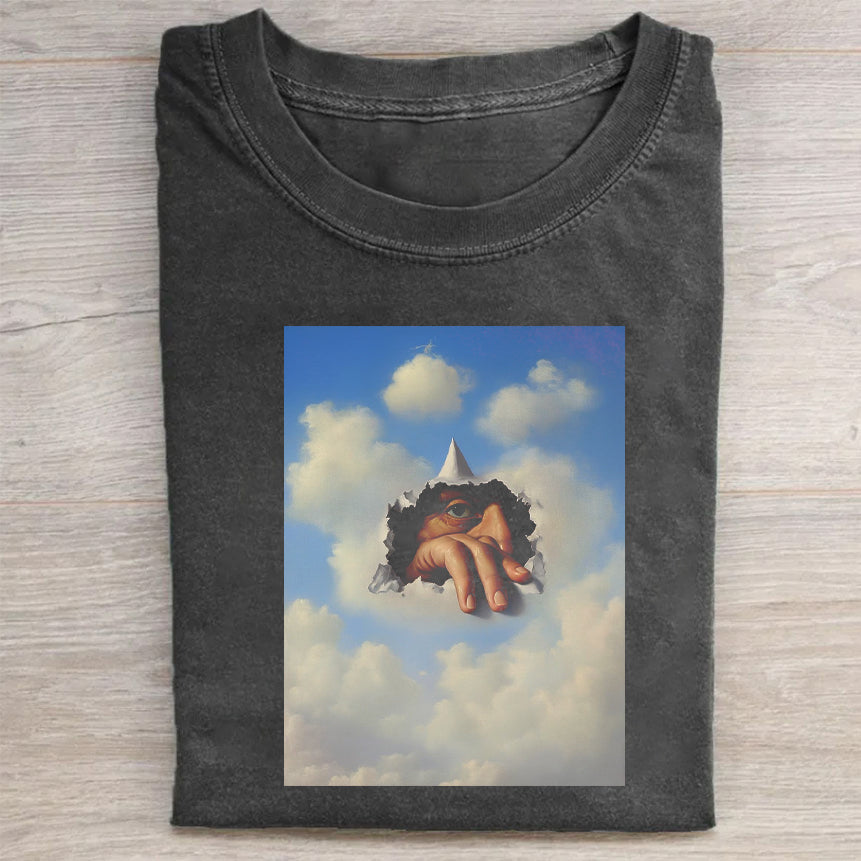 Cloudscape Graphic Print Men's Fashion T-Shirt