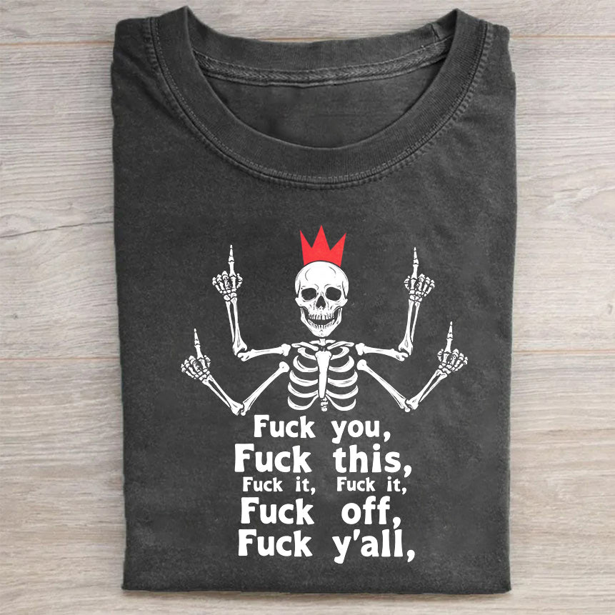 Skeleton Graphic T-Shirt