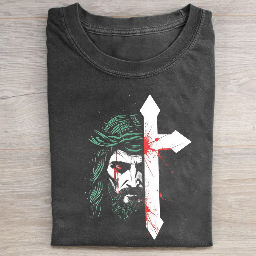 Jesus Cross Graphic T-Shirt