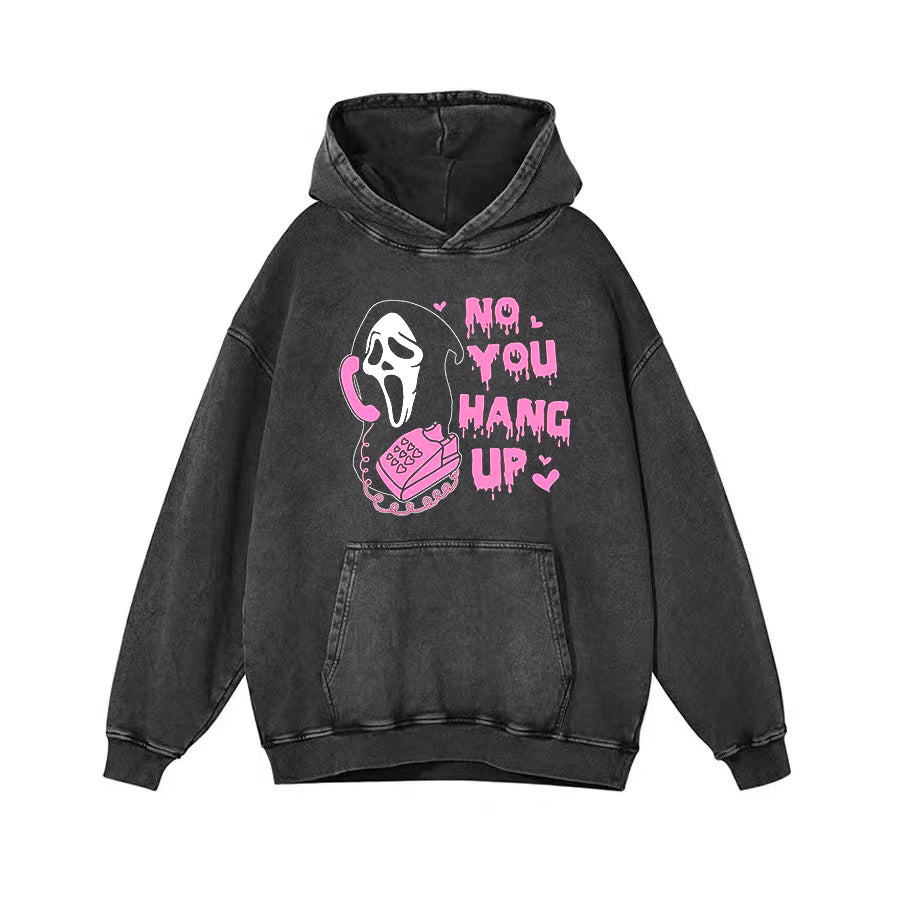 No You Hang Up Slim Fit Unisex Hoodie - heygraff