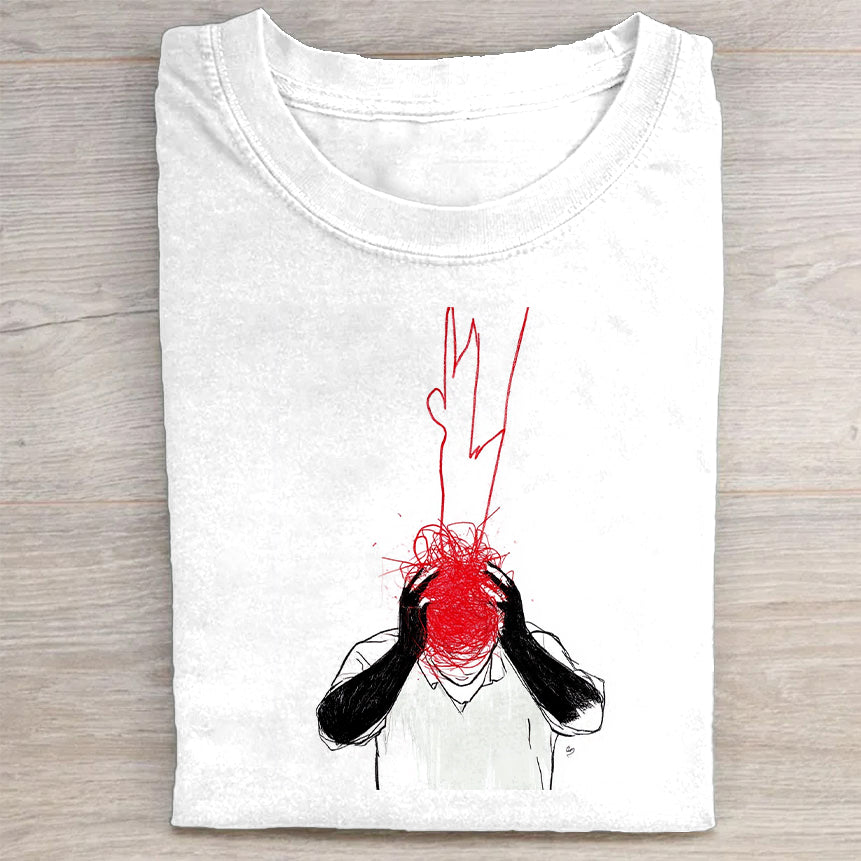 Abstract Art Graphic T-Shirt