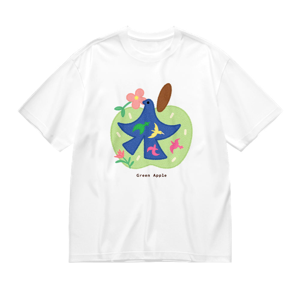 Green Apple Graphic T-Shirt