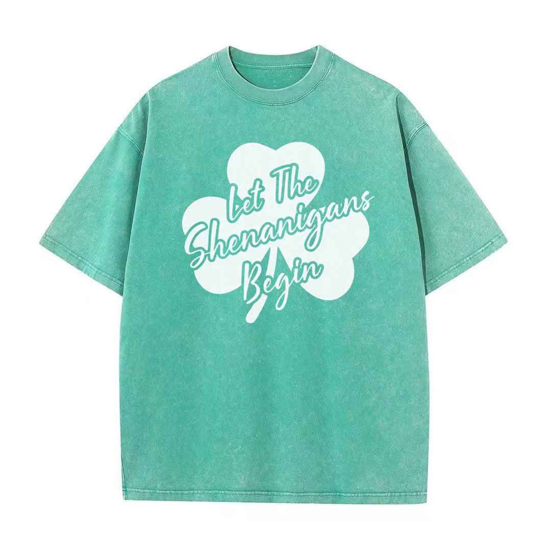 St. Patrick's Day Let The Shenanigans Begin Unisex T-Shirt - heygraff