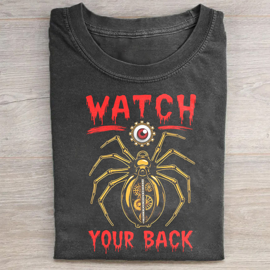 Watch Your Back Spider Graphic T-Shirt