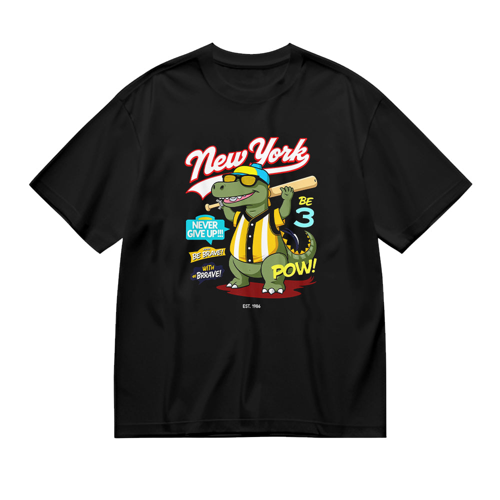 New York Baseball Dinosaur T-Shirt