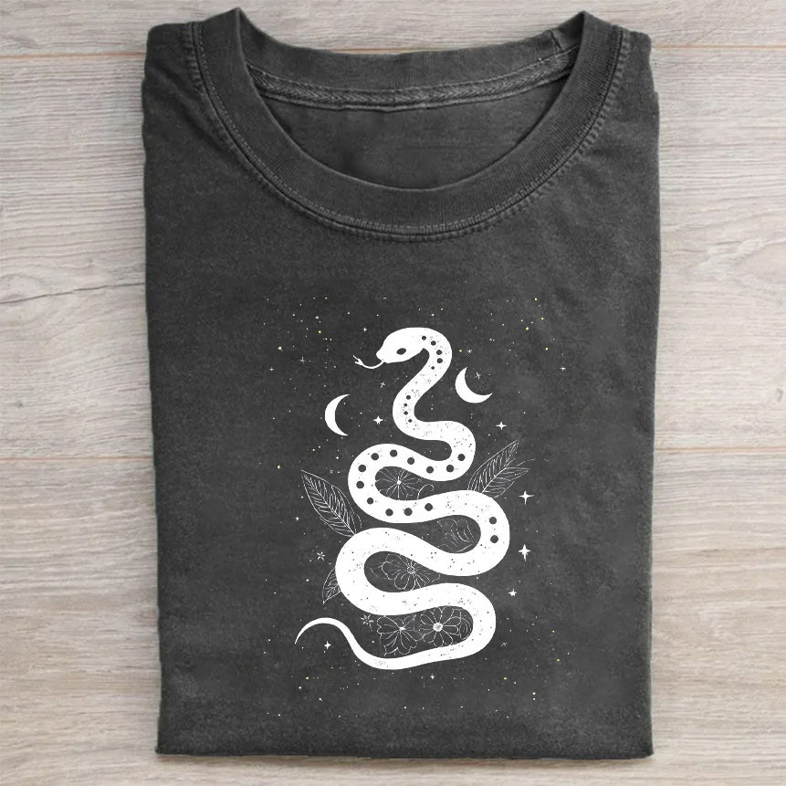 Snake Design Graphic T-Shirt
