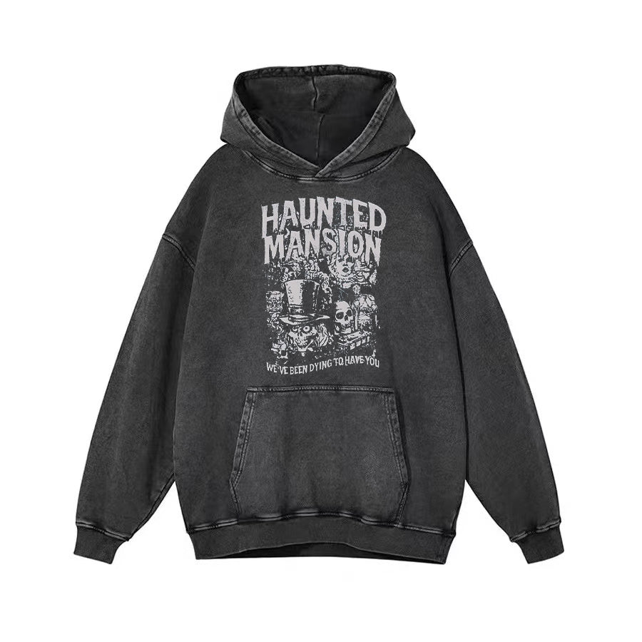 Vintage The Haunted Mansion Unisex Hoodie - heygraff