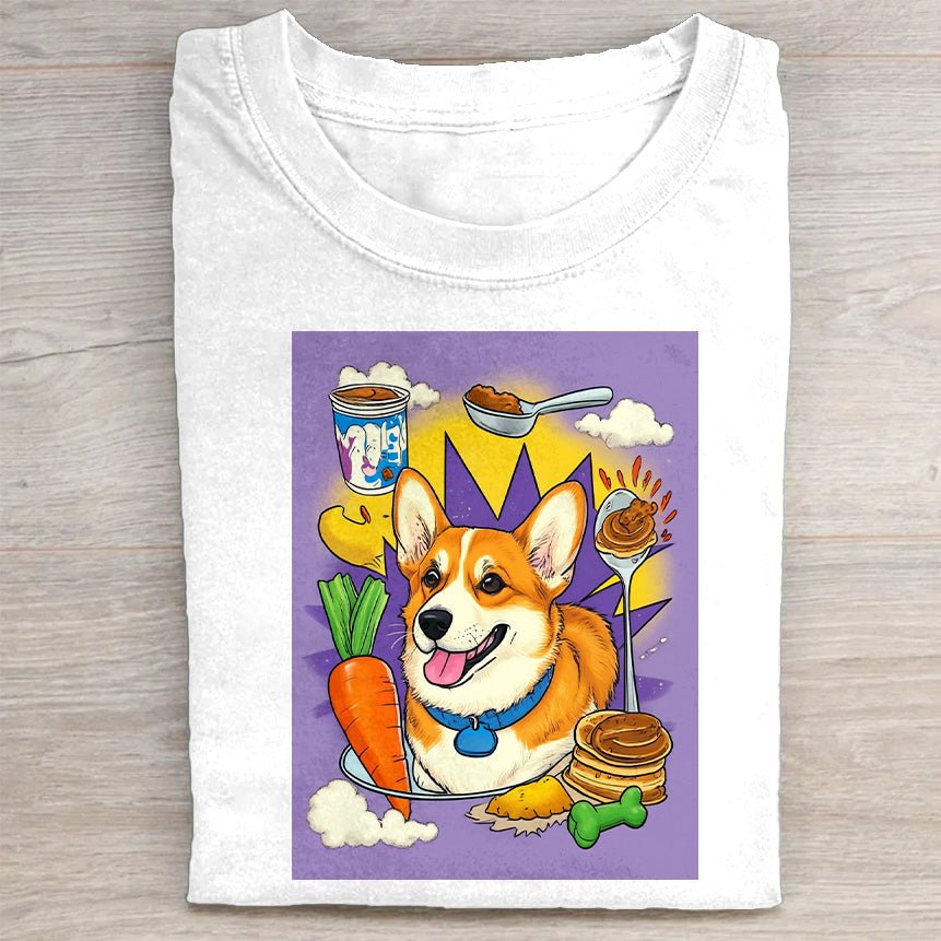 Cute Dog Graphic T-Shirt