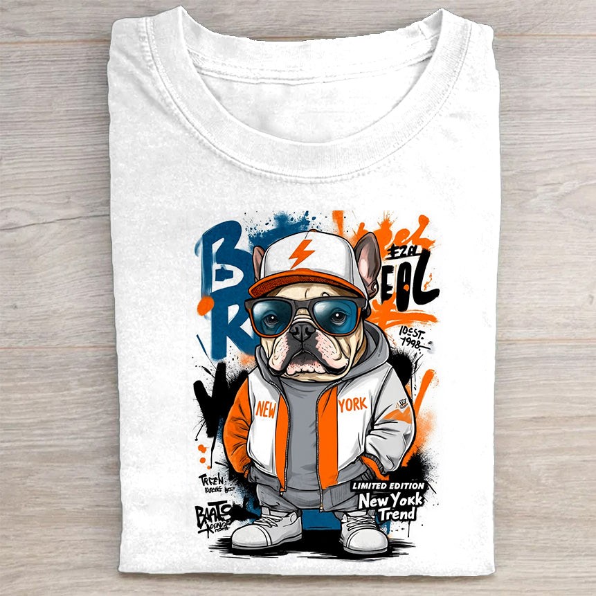 Cool Dog Graphic T-Shirt