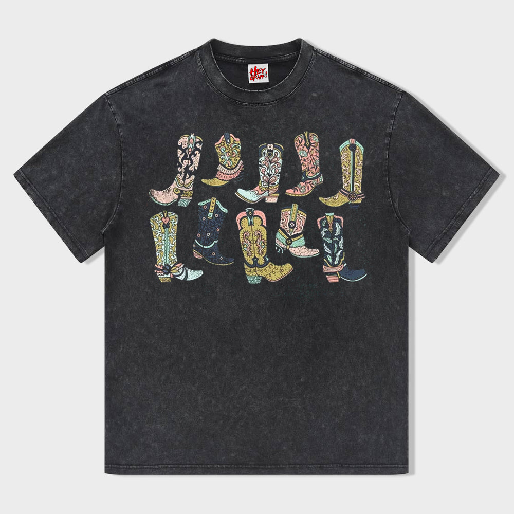 Cowgirl Boots T-Shirt - heygraff