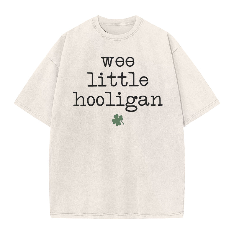 Retro St. Patrick's Day Wee Little Hooligan Unisex T-Shirt - heygraff
