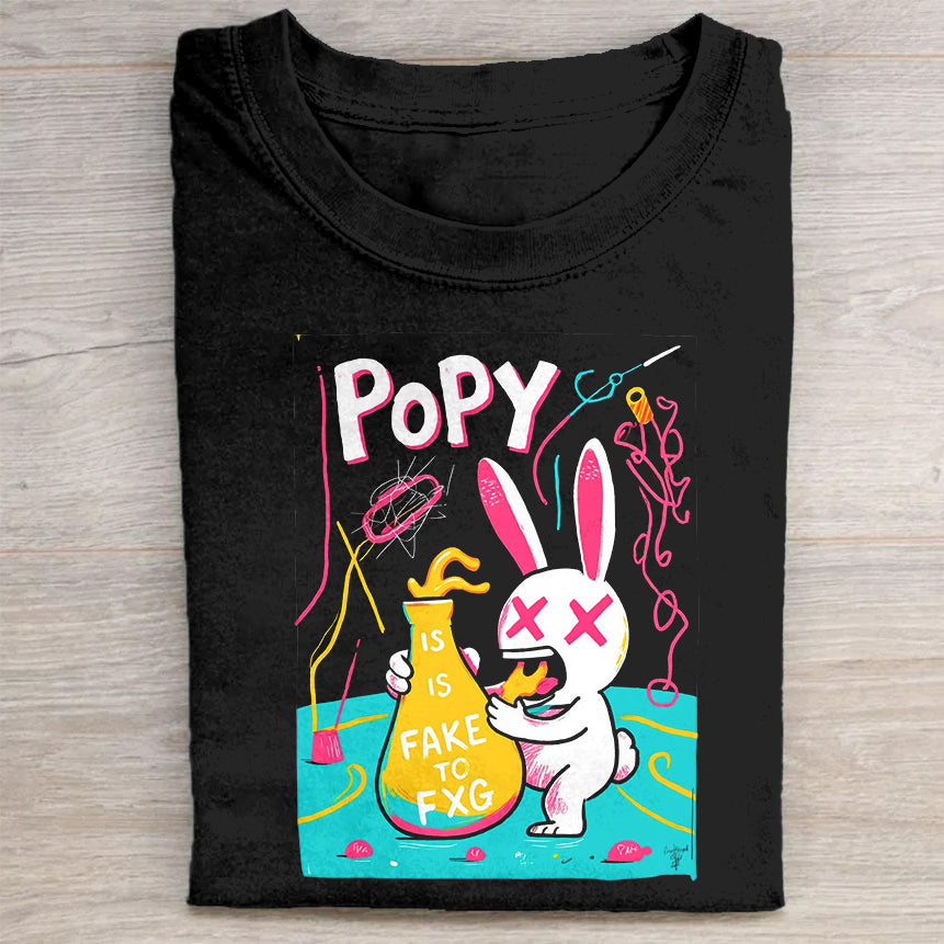 Cute Bunny Graphic T-Shirt