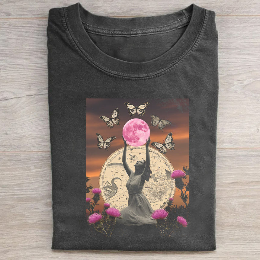 Mystical Moonlight Owl T-Shirt