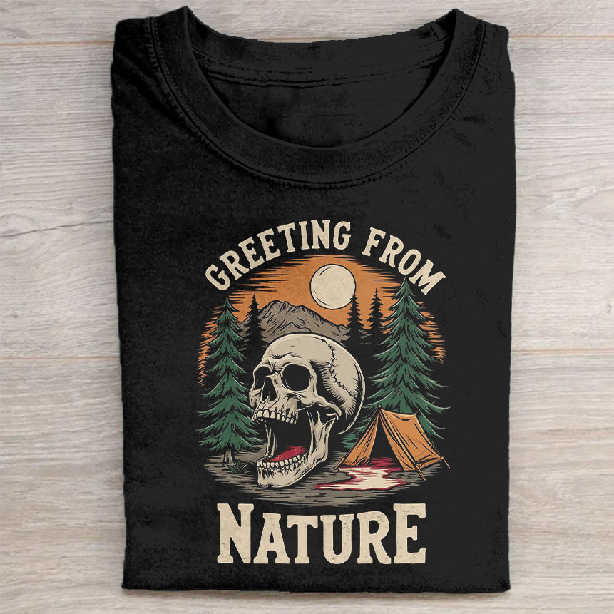 Greeting from Nature Graphic T-Shirt