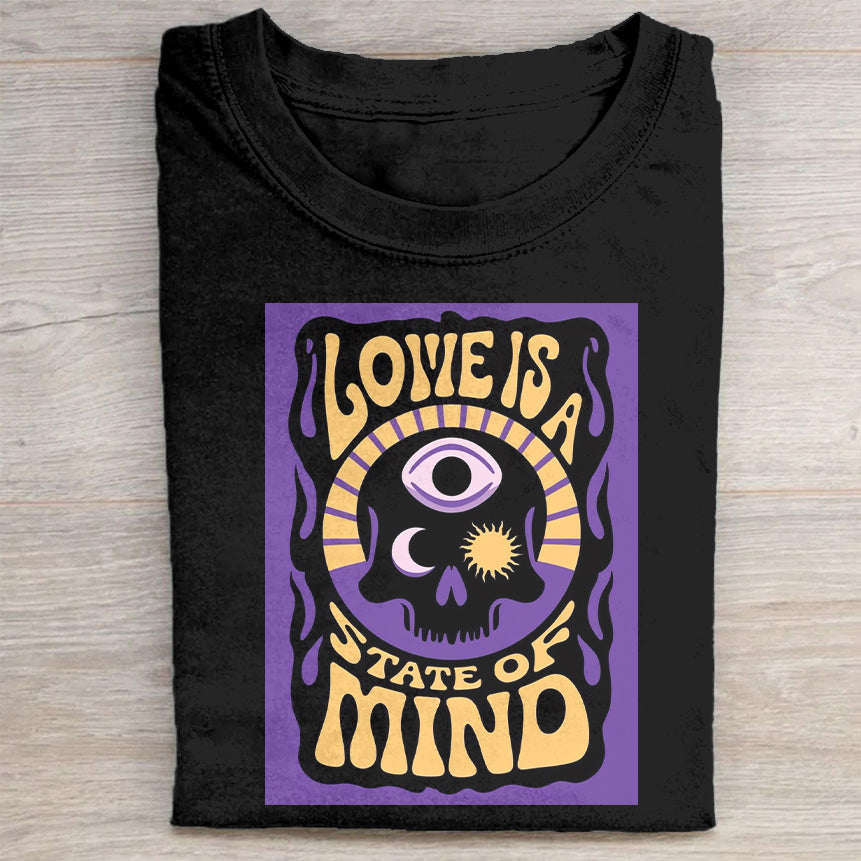 Love is a State of Mind Graphic T-Shirt