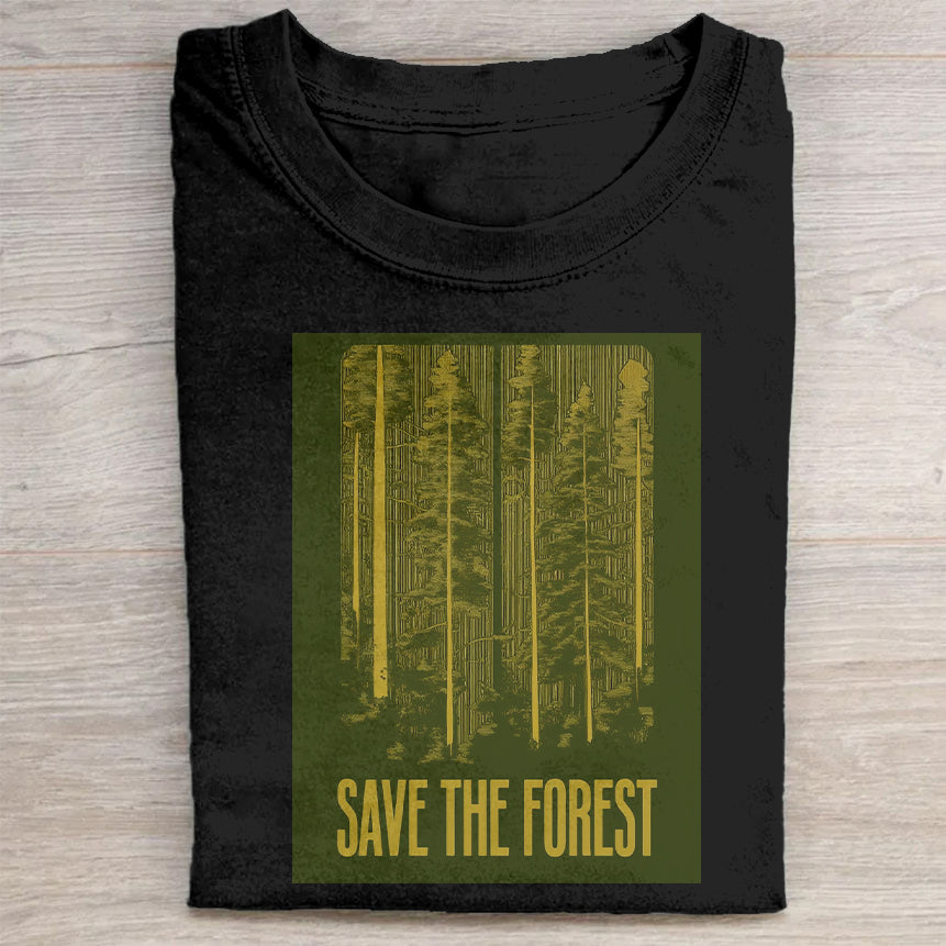 Save The Forest Graphic T-Shirt