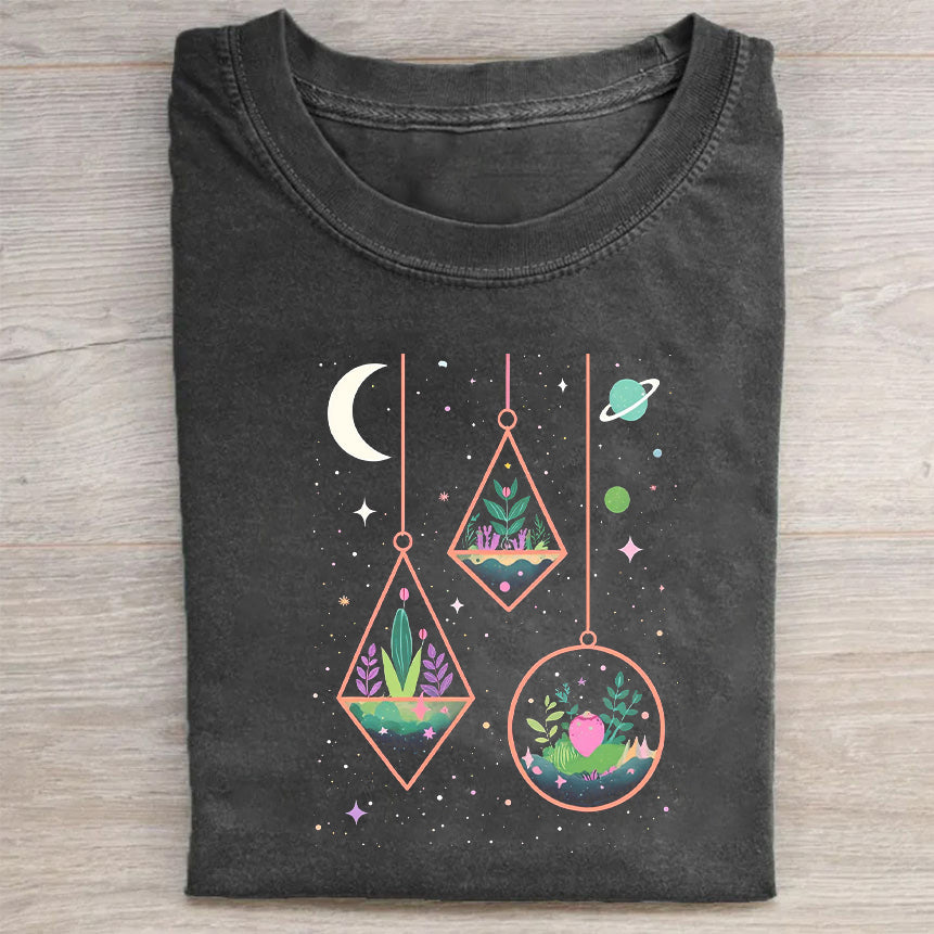 Geometric Dream Catcher Design Men's Graphic T-Shirt