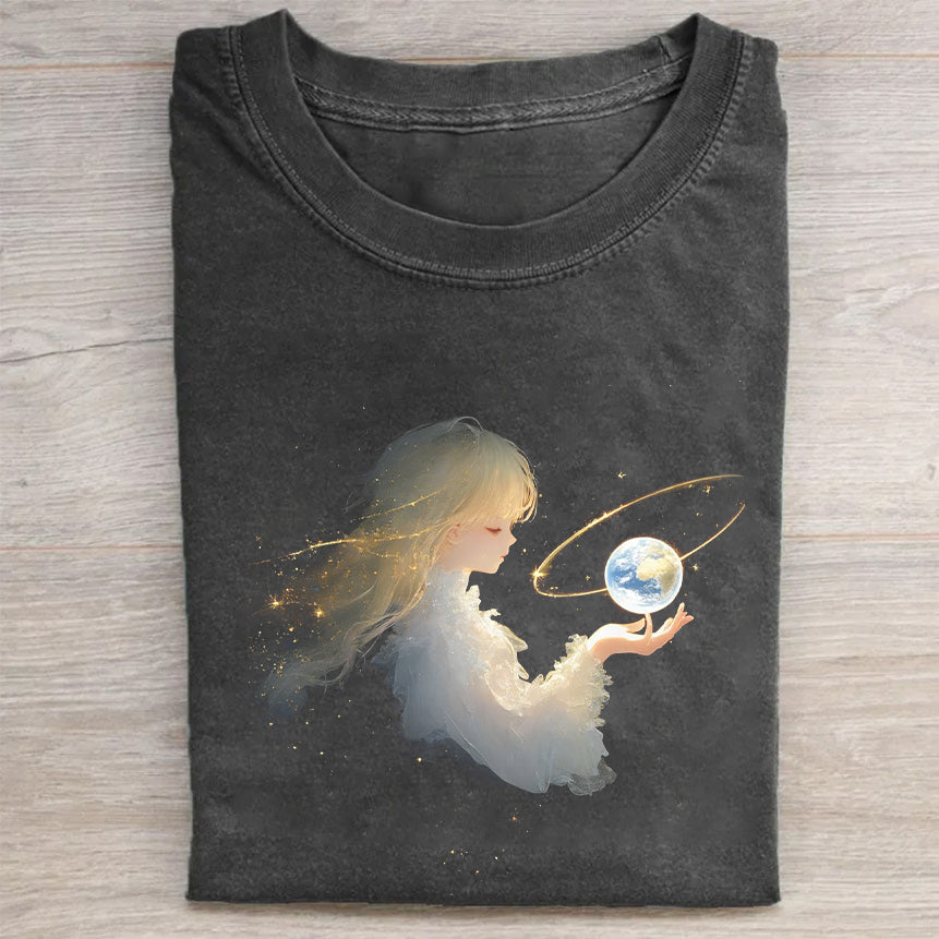 Cosmic Dreamer Graphic T-Shirt