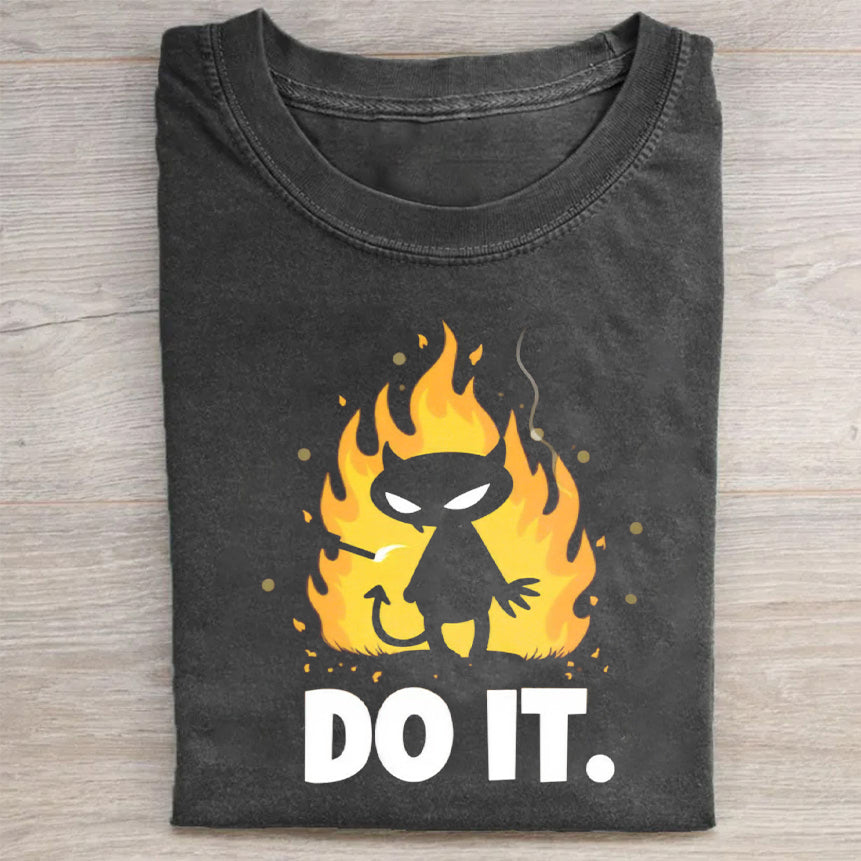 Do It Motivational Graphic T-Shirt