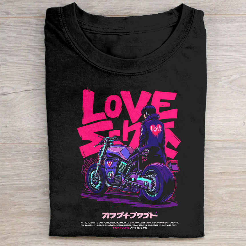 Love Speed Neon Graphic T-Shirt