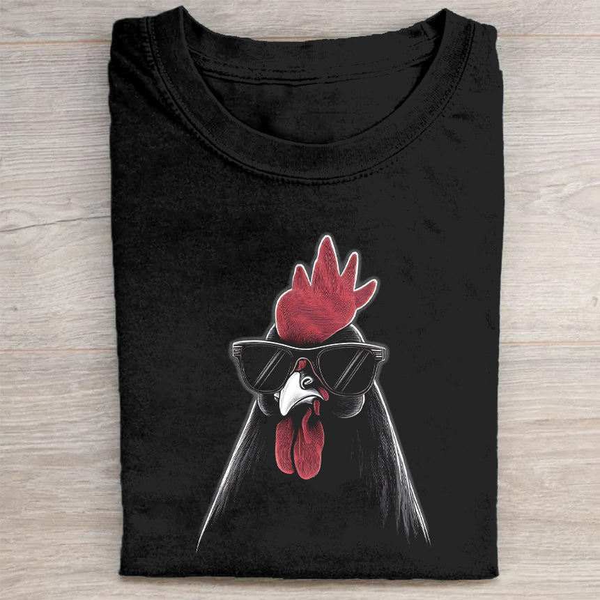 Cool Rooster Graphic T-Shirt