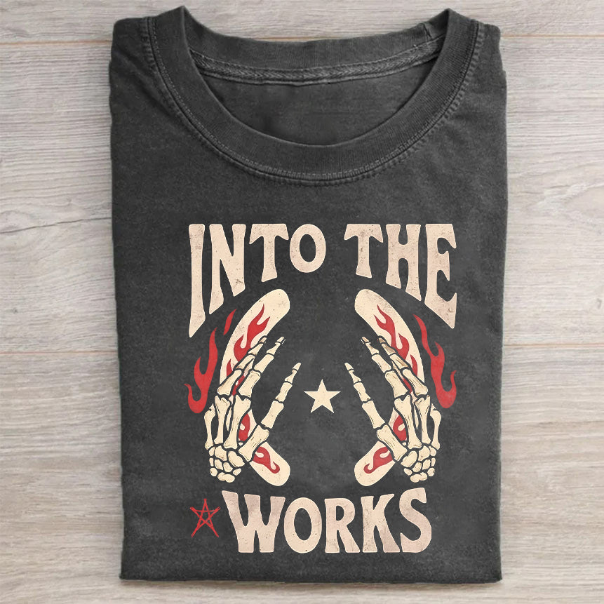 Into the Works Skeleton Graphic T-Shirt