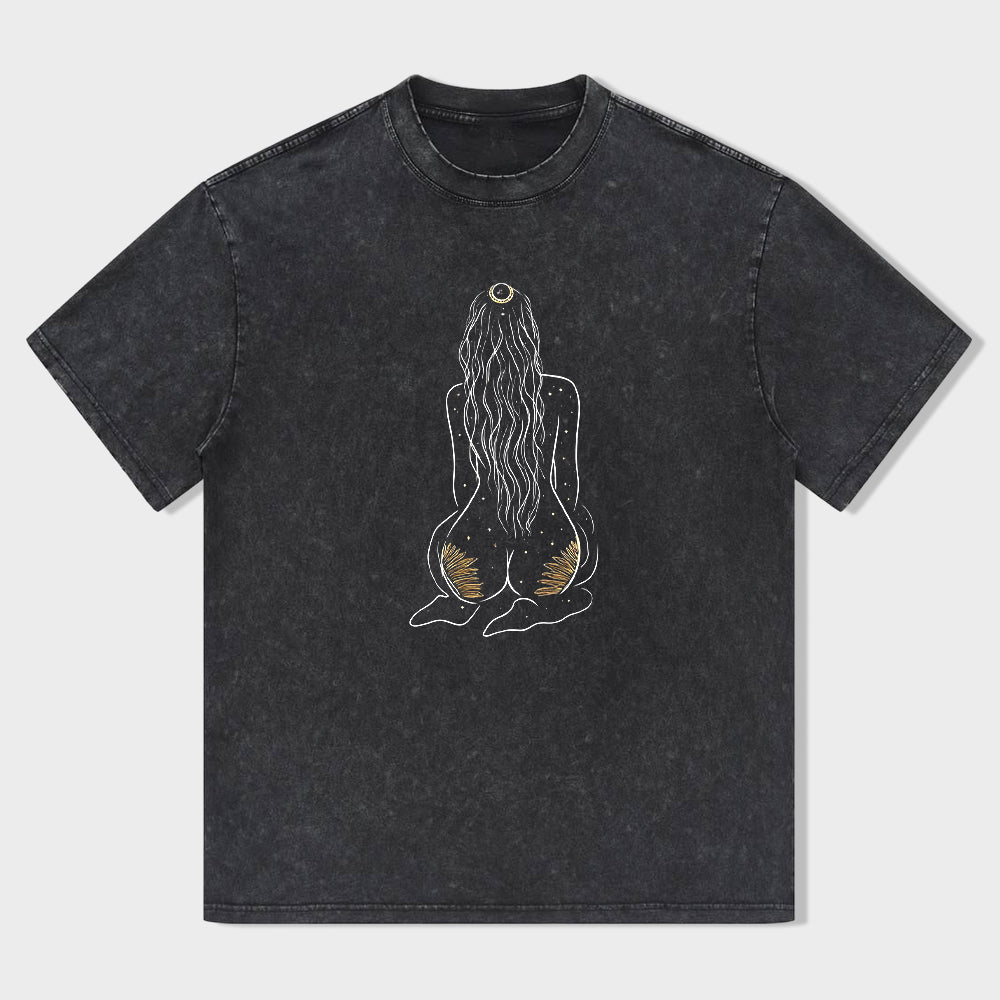 Mermaid Design Graphic T-Shirt