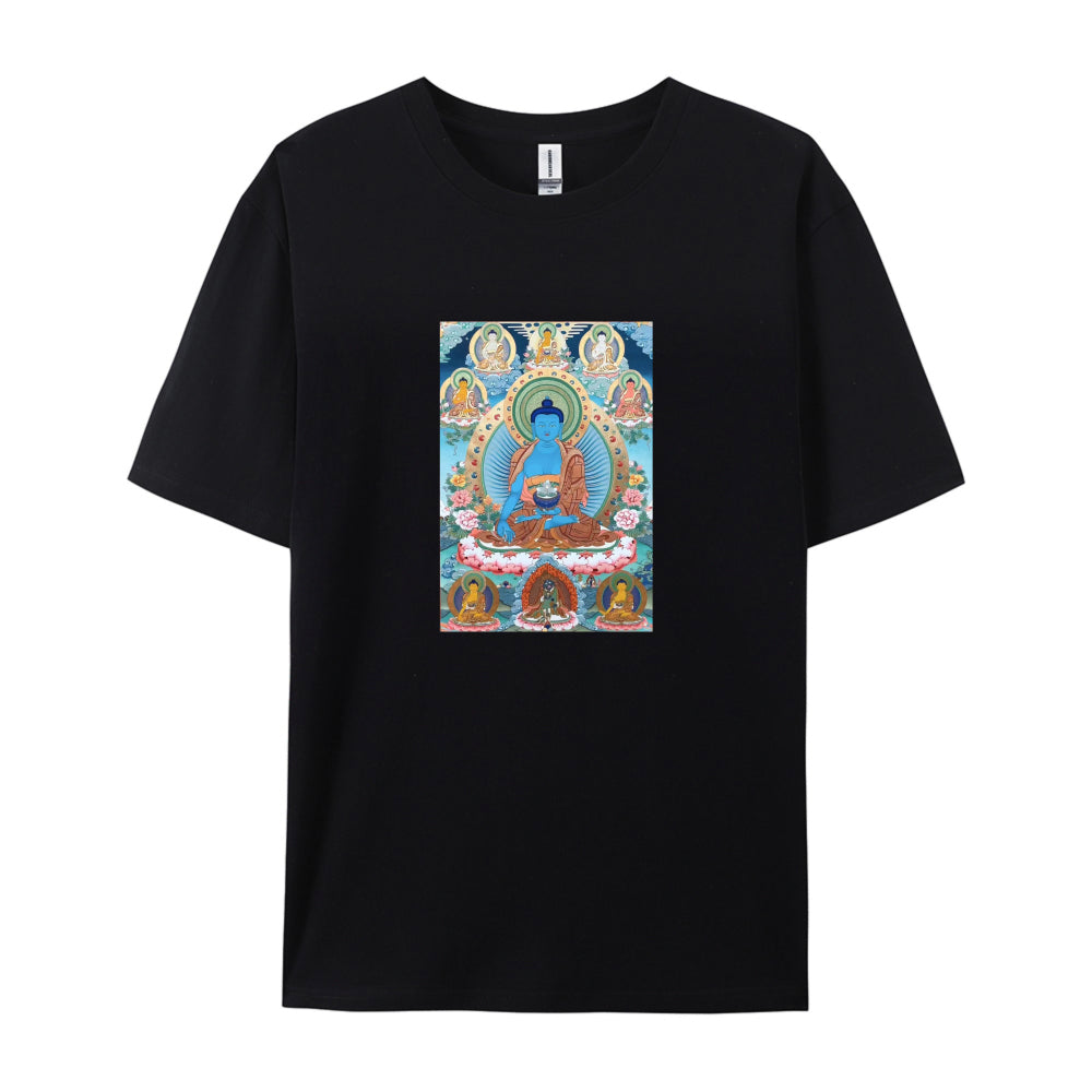 Buddha T-Shirt - Vintage Buddhist Art - Spiritual Meditation Tee